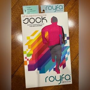 Royfa Medical Performance Compression socks, Unisex, Size Small, 20-30 mmHg